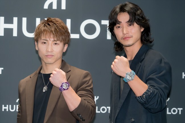 「ウブロ 井上尚弥×山崎賢人 スペシャルトーク」の様子