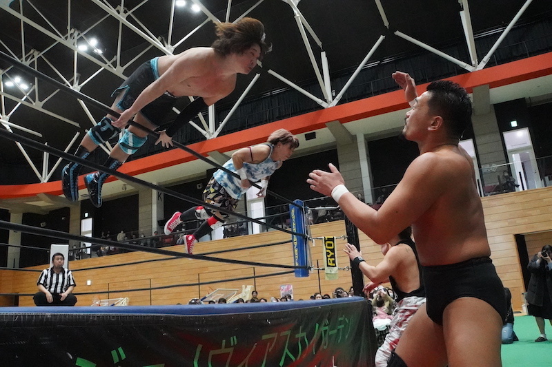 9月21日福島県楢葉町、Jヴィレッジ史上初となる「路上プロレス」はサッカーとプロレスの奇跡のコラボ！