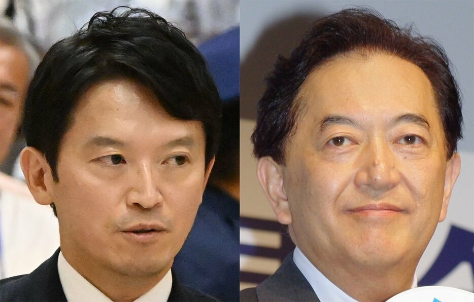 斎藤知事と田中康夫氏