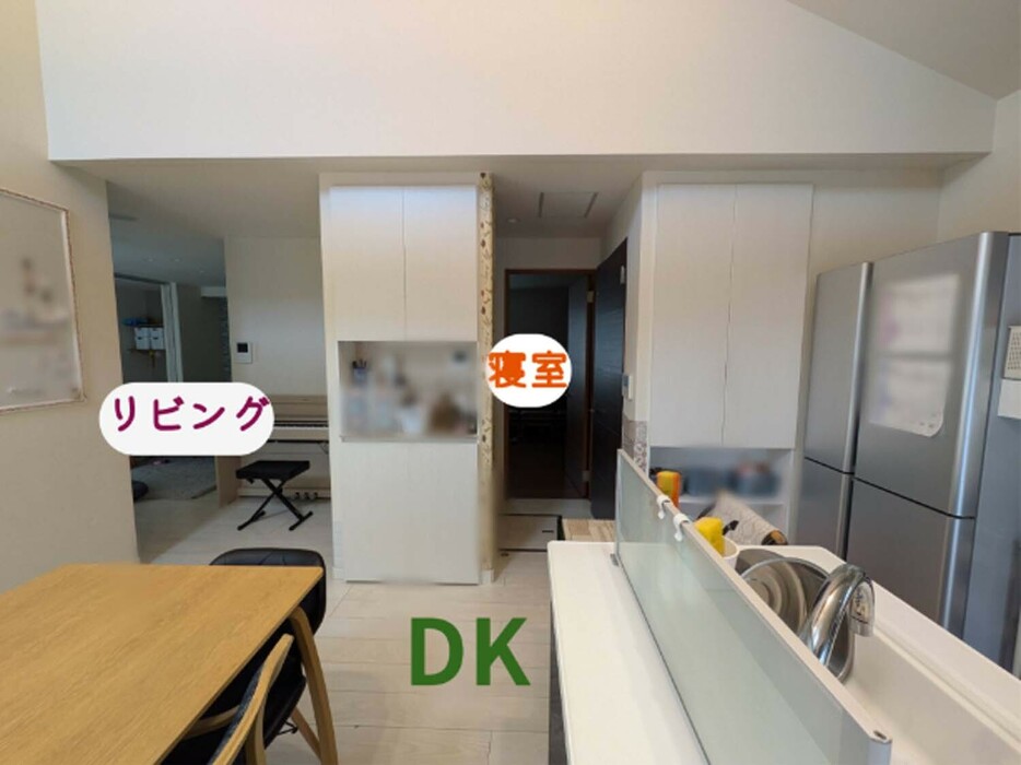 キッチンと寝室が近い間取りにすると、朝ご飯の準備がスムーズ！