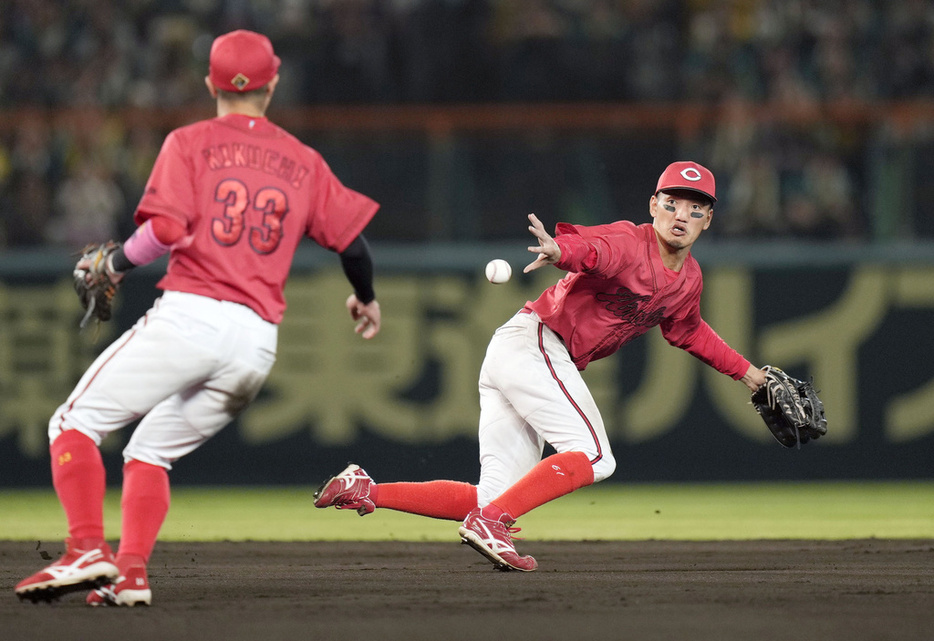 広島・矢野雅哉 (C)Kyodo News