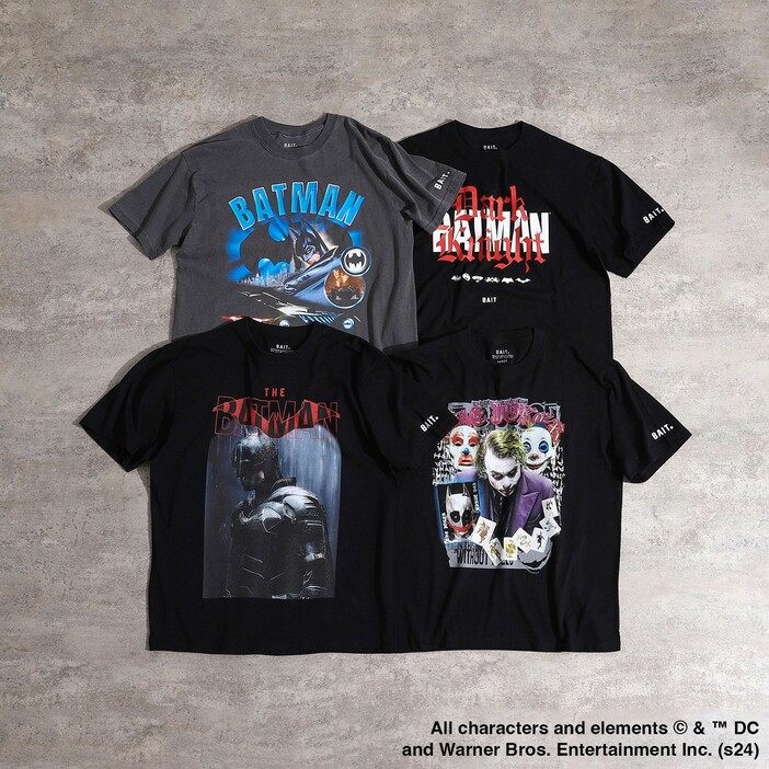 BAIT［BATMAN］85th Capsule Collection　All characters and elements (C) & TM DC and Warner Bros. Entertainment Inc. (s24)