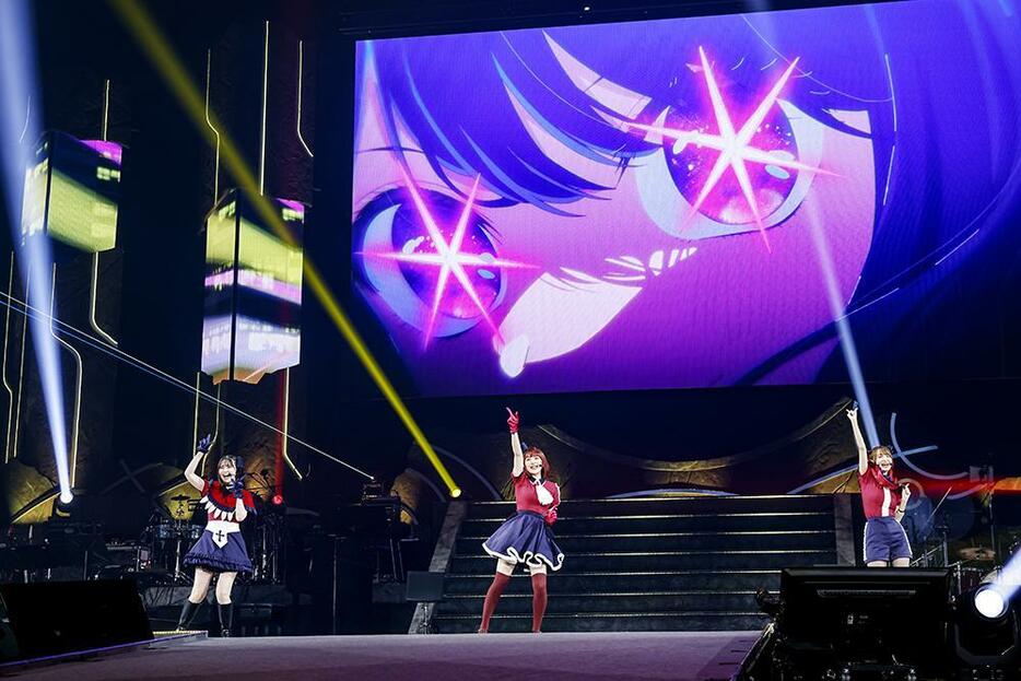 「Animelo Summer Live 2024 -Stargazer-」に登場した「B小町」（C）赤坂アカ×横槍メンゴ／集英社・【推しの子】製作委員会（C）Animelo Summer Live 2024