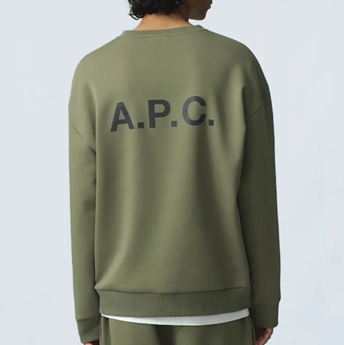 Crew Neck Sweat¥36,300 カラー：KHAKI/BLACK サイズ：XS/S/M/L