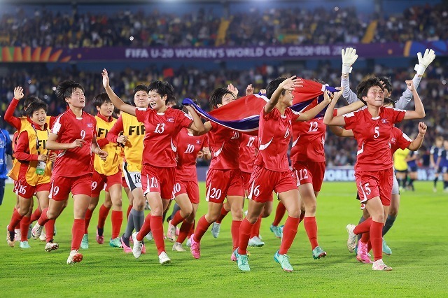 日本を決勝で破った北朝鮮が通算三度目の優勝を果たした。（C）Getty Images