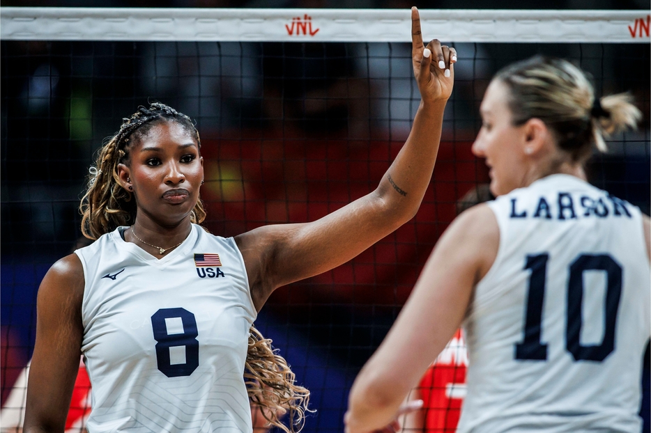 ブリオンヌ・バトラー（アメリカ代表）【写真：Volleyball World】