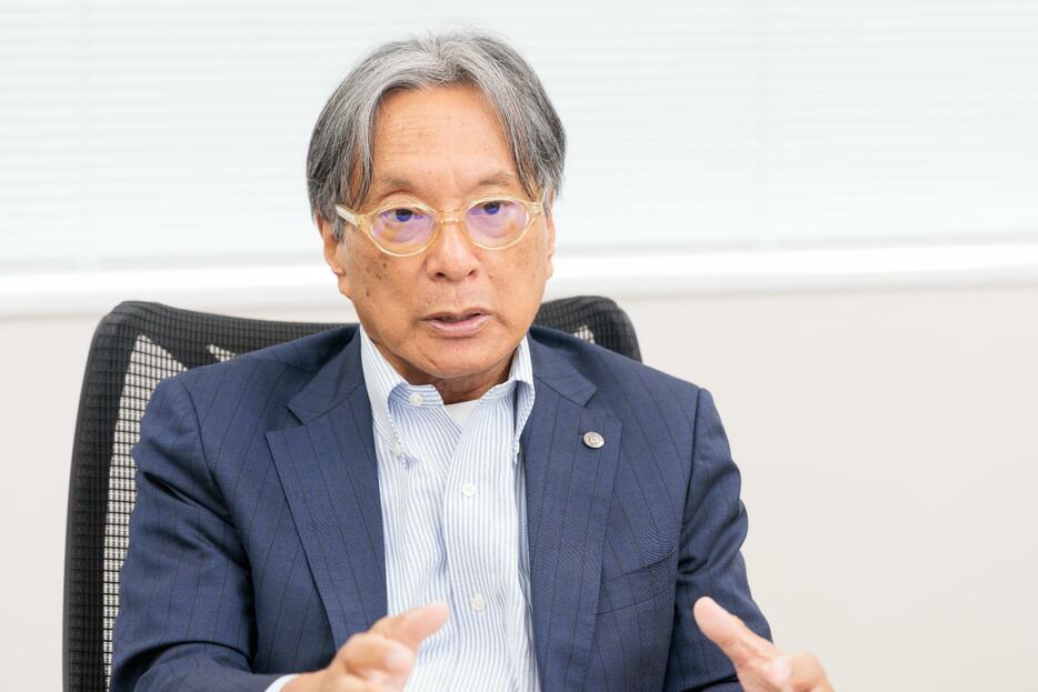 東京都医師会副会長で「ひらかわクリニック」（八王子市）の平川博之院長（撮影：上岸卓史）