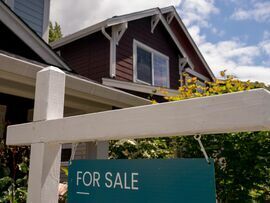 A home for sale in Seattle, Washington, US.