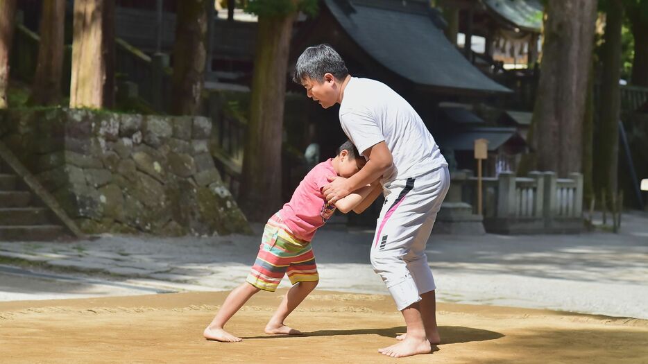 小学1年生の時に出会った相撲