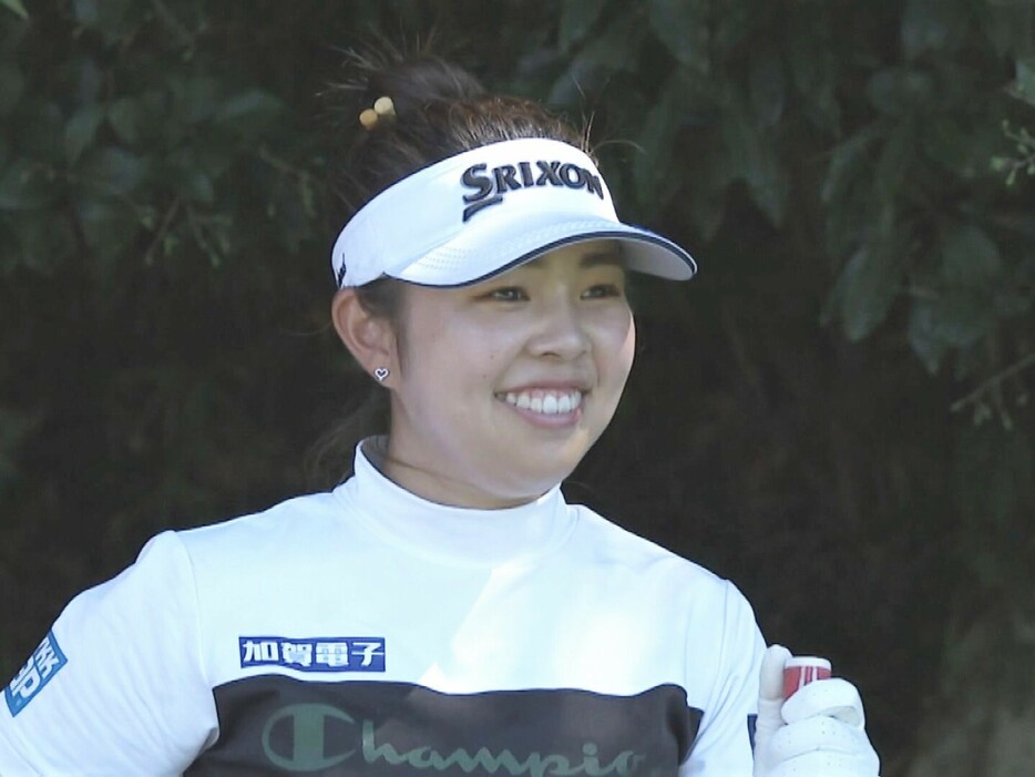 2位で初日を終えた山下美夢有選手