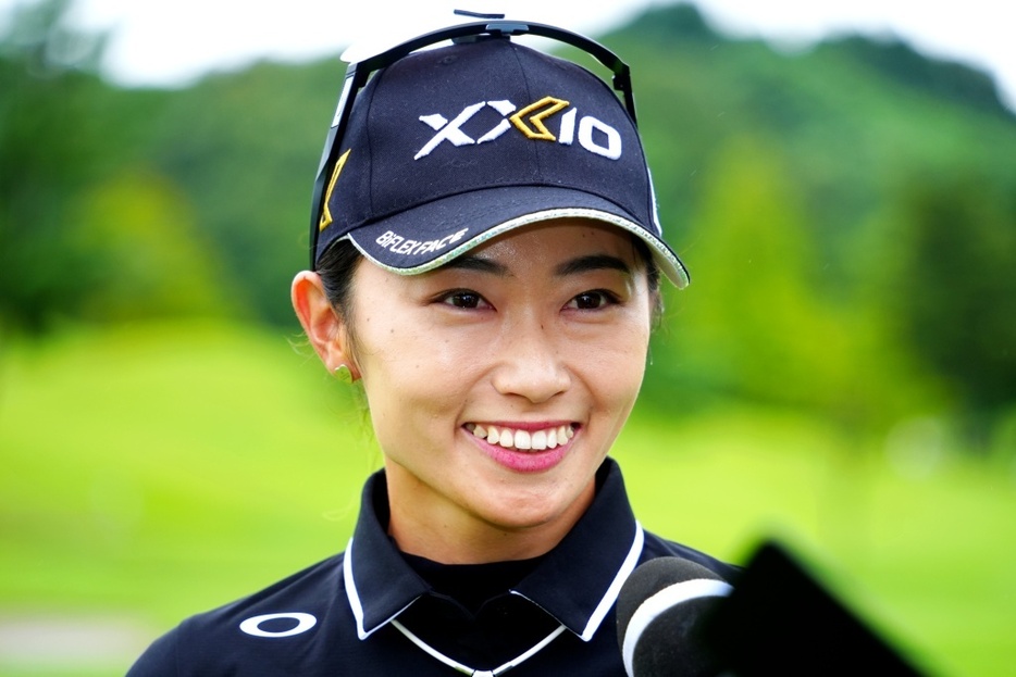 ミヤギテレビ杯ダンロップ女子オープンで初優勝を飾った安田祐香（撮影/岡沢裕行）