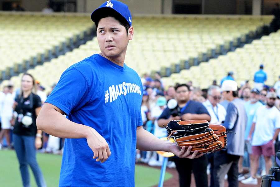 ドジャースの大谷翔平【写真：ロイター】