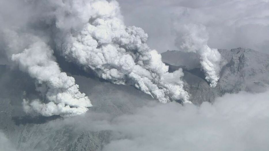 御嶽山噴火　2014年9月27日午前11時52分