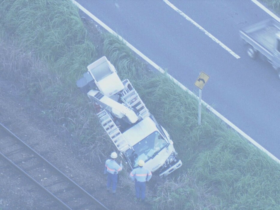 事故があった現場 三重県津市