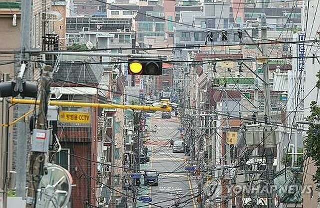 ソウル市内の住宅街（資料写真）＝（聯合ニュース）