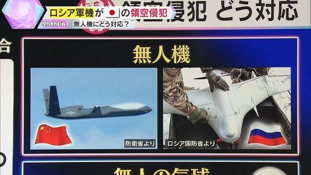 決まっていない国籍不明の無人機への対応