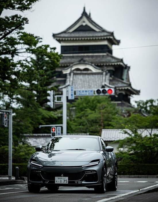 ▲ ゴールの松本に到着。500kmのロングドライブを制覇！