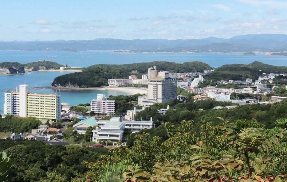 白浜温泉街（和歌山県白浜町）