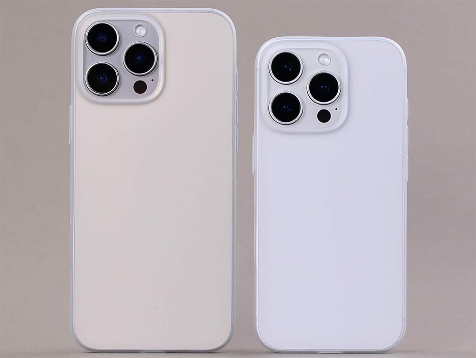 iPhone 16 Pro MaxとiPhone 16 Pro（Image:Jack Skeens / Shutterstock.com）