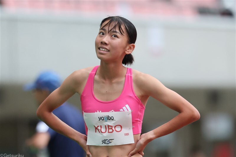 女子800mを制した久保凛