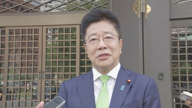 自民党総裁選に立候補した加藤勝信さん