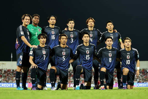 5-0の快勝となったバーレーン戦の日本代表イレブン photo/Getty Images