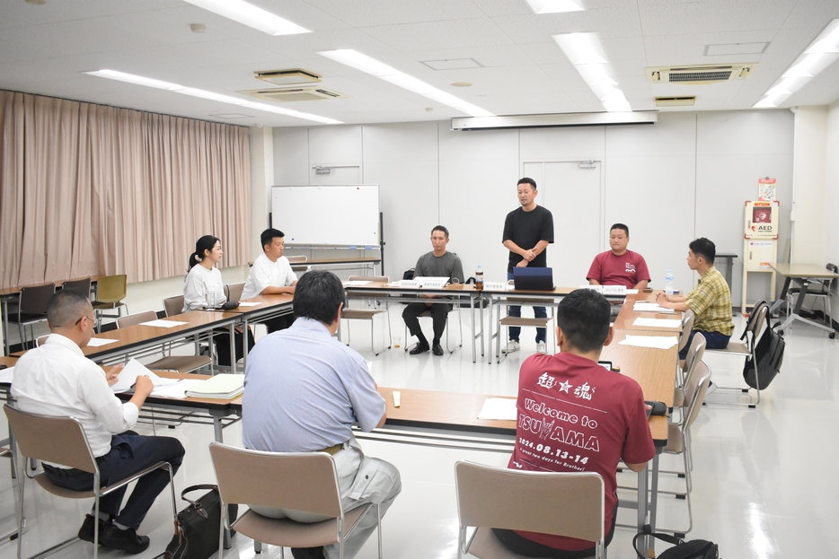 プロジェクトの4回目の会合=岡山県津山市で