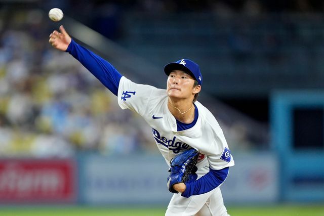 山本由伸投手　3か月ぶりの復帰で4回8奪三振（写真:AP/アフロ）