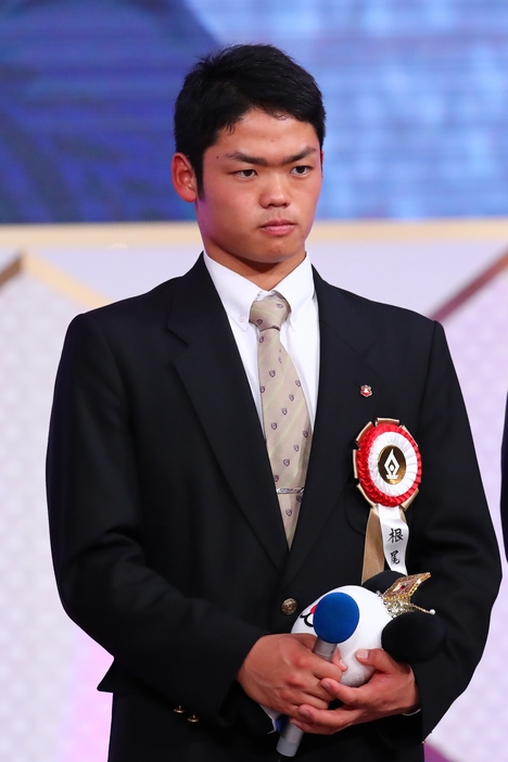 根尾昂選手＝2019年1月撮影（写真：西村尚己/アフロスポーツ）