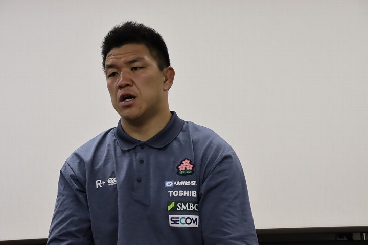 主将を務めるのは17年以来となる立川。(C) JRFU