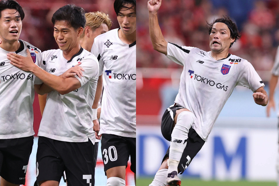 高宇洋（左）と東慶悟（右）がFC東京の中盤で全体をコントロールした（写真◎J.LEAGUE）