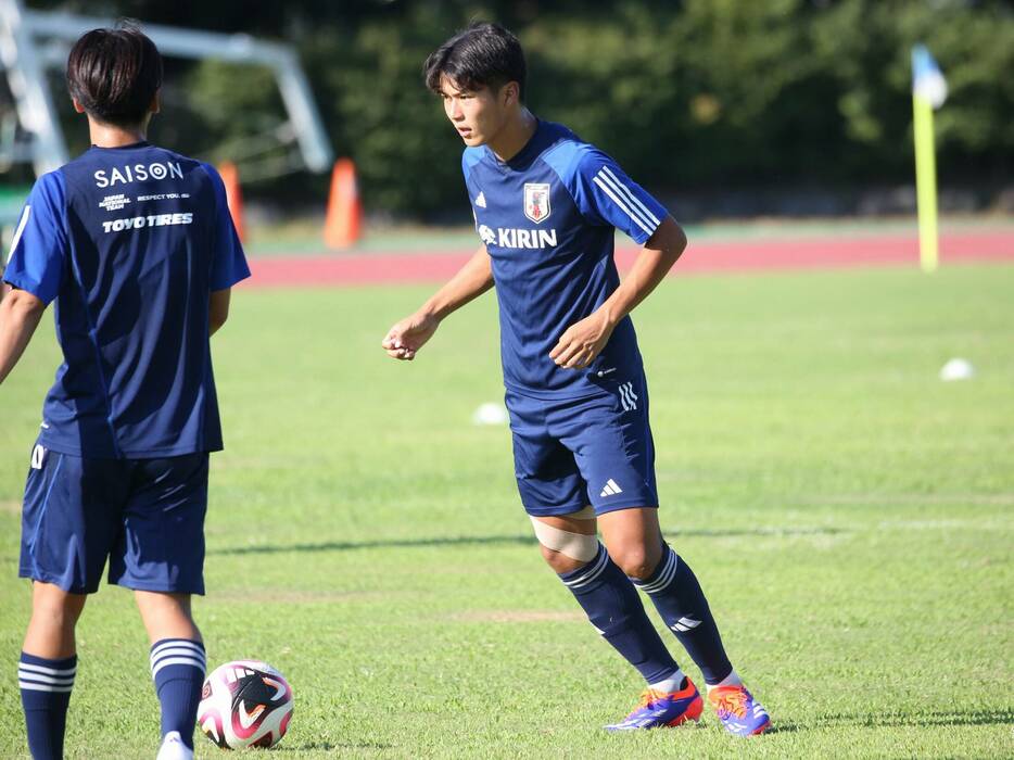 U-17日本代表初選出で10番を背負うMF松本果成(流通経済大柏高)(Taro YOSHIDA)