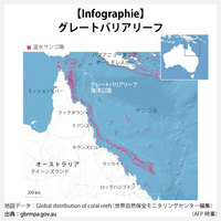 【Infographie】グレートバリアリーフ