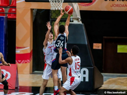 U18アジアカップで韓国代表に敗れた日本代表［写真］＝fiba.basketball