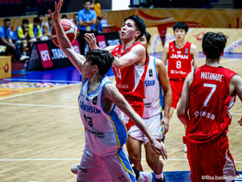 日本がカザフスタンを49点差で下した [写真]＝fiba.basketball