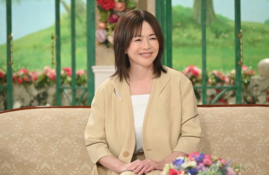 9月20日放送の「徹子の部屋」に出演する青田典子さん＝テレビ朝日提供