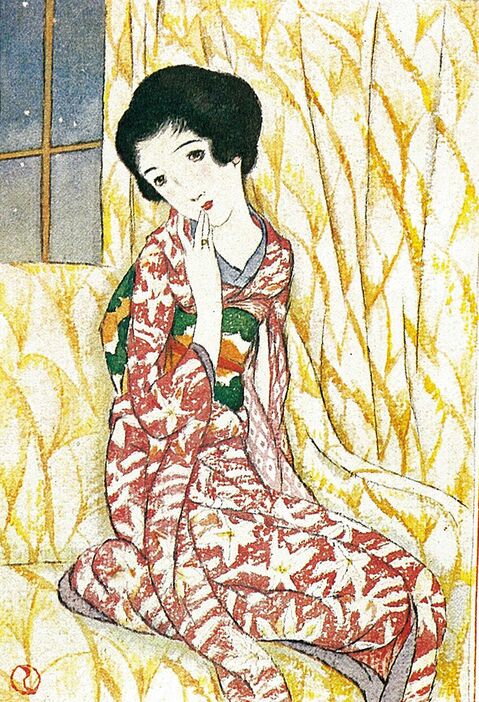 matedokurasedo（『春のおくりもの』口絵）1928年