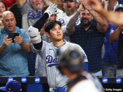 20日、前人未到の50－50を達成した大谷翔平［写真］＝Getty Images