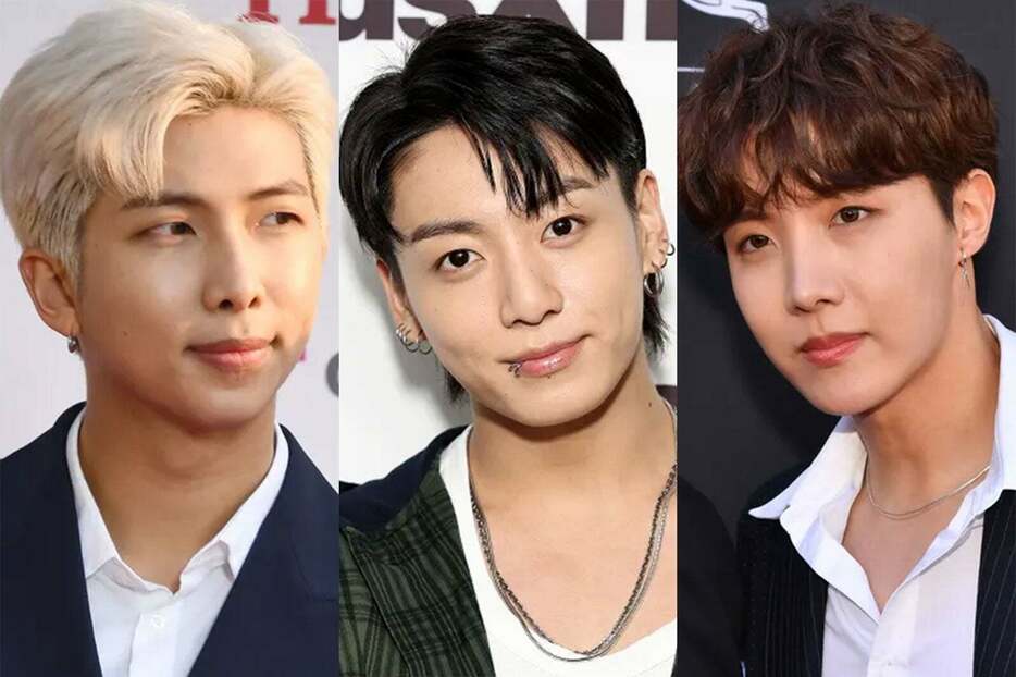 RM、JUNG KOOK、J-HOPE／Photo by Getty Images