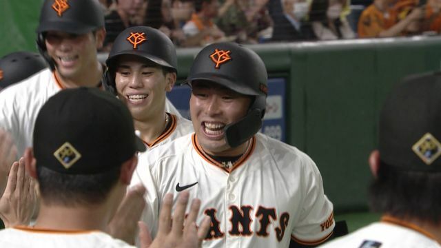 球団史上2人目の10代で満塁ホームランを放った浅野翔吾選手（画像:日テレジータス)）