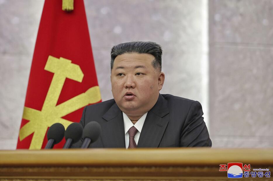 北朝鮮の金正恩朝鮮労働党総書記＝6月（朝鮮中央通信＝共同）