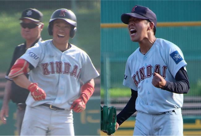 活躍を見せた近畿大の勝田成、野口練