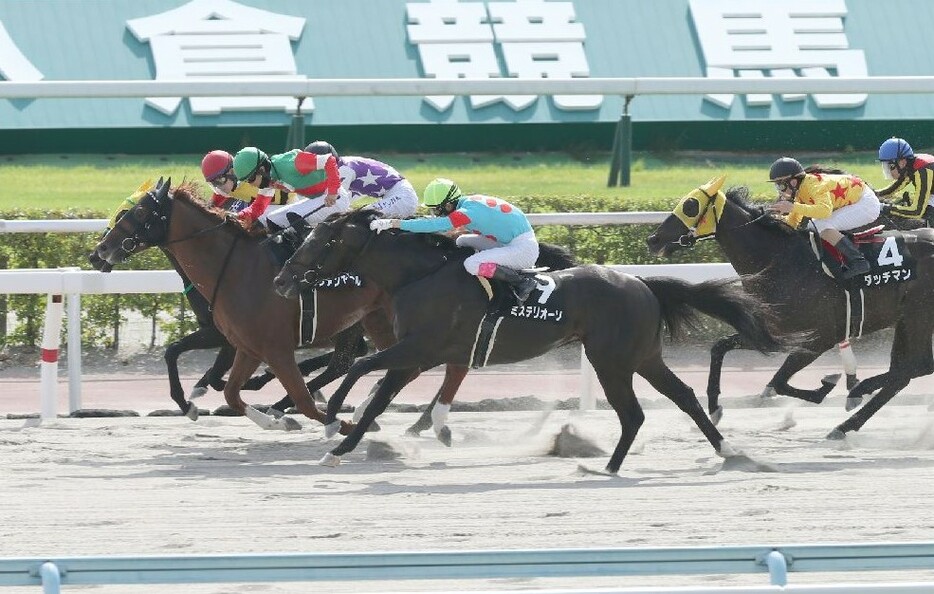 昨年と同じ臨戦で久々の勝利を狙うヴァンヤール（緑帽）