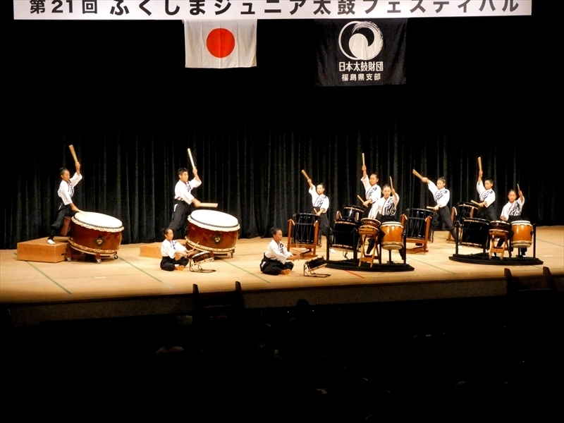 自然の力をダイナミックに表現し、４連覇した會津田島太鼓「狐ノ刃」