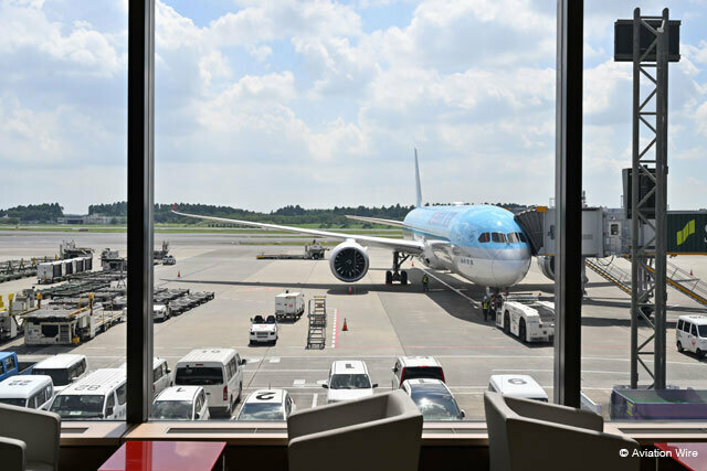 大韓航空がリニューアルした成田空港のKALラウンジ＝PHOTO: Tadayuki YOSHIKAWA/Aviation Wire