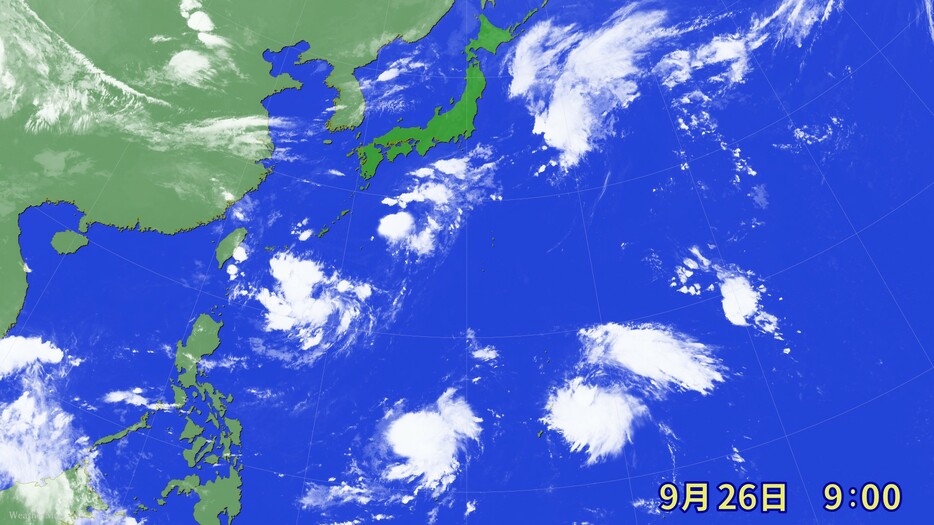 26日(木)午前の雲の様子