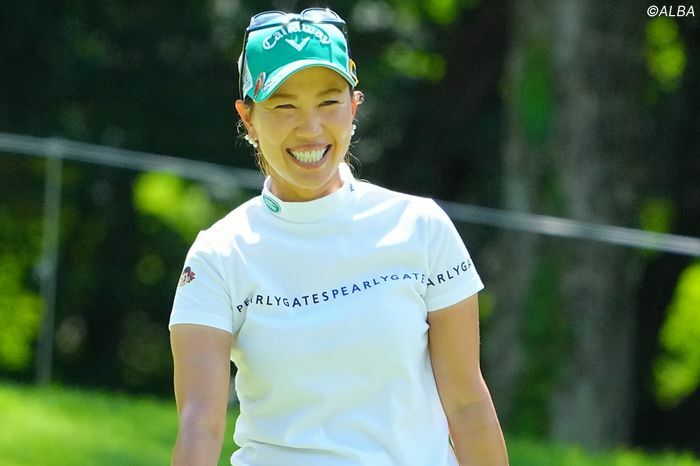 今週は歴代チャンピオンの1人として参戦する上田桃子（撮影：米山聡明）