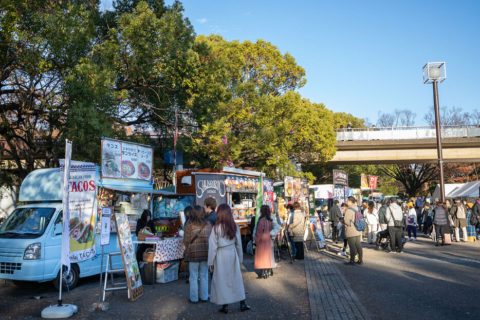 出店マーケットの様子