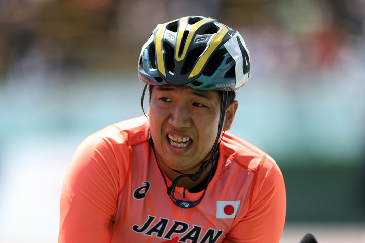 パリ・パラリンピックの陸上男子100m（車いす・T52）に出場する佐藤友祈。(C)Getty Images