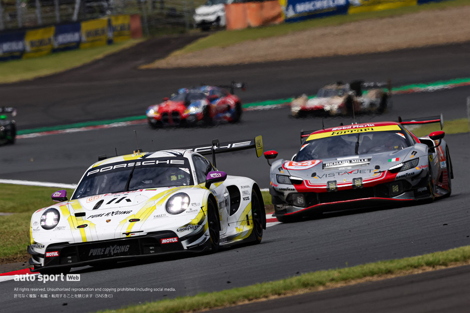 92号車ポルシェ911 GT3 R LMGT3（マンタイ・ピュアレクシング）　2024年WEC第7戦富士